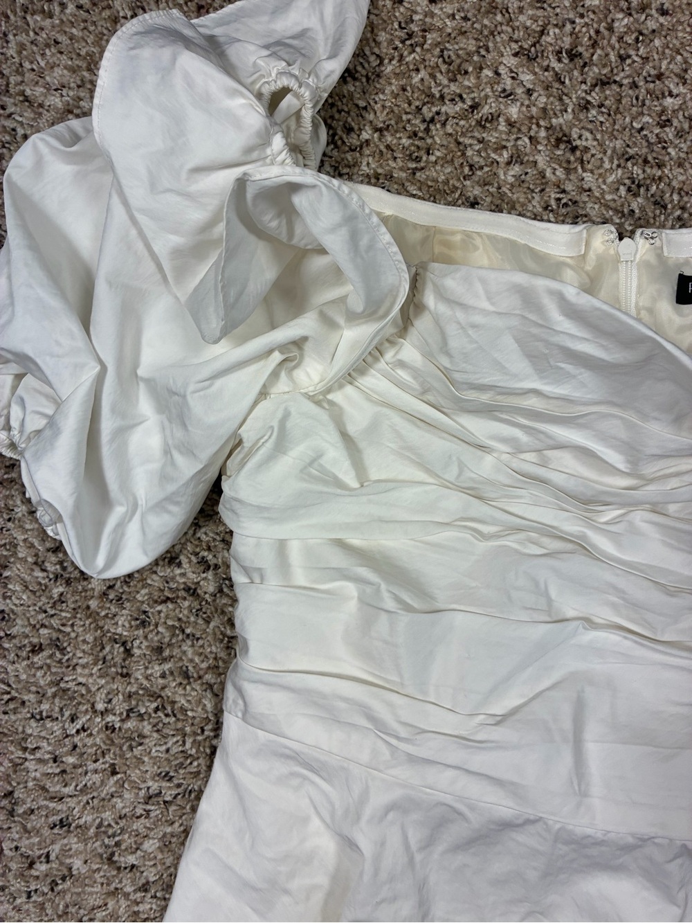 Prabal Gurung for JCPenney Puff Sleeve Off Shoulder Mini Dress - Picture 6 of 14